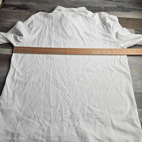 Polo Ralph Lauren White Long Sleeve Men's Large Custom Slim Fit - Picture 7 of 9